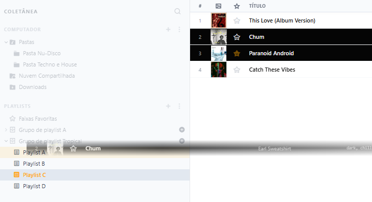 Adicionando Playlist